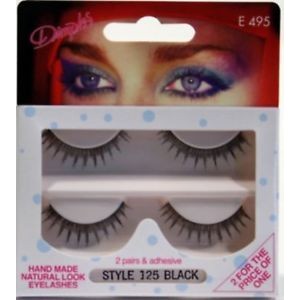 DIMPLES EYELASHES BLACK 125