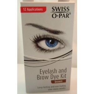 Swiss O Par eyelash and brow dye kit  BROWN