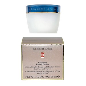 Ceramide Plump Perfect by Elizabeth Arden Night Repair Moisture Cream 50ml for Face and Throat