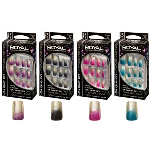 Royal metallic nails