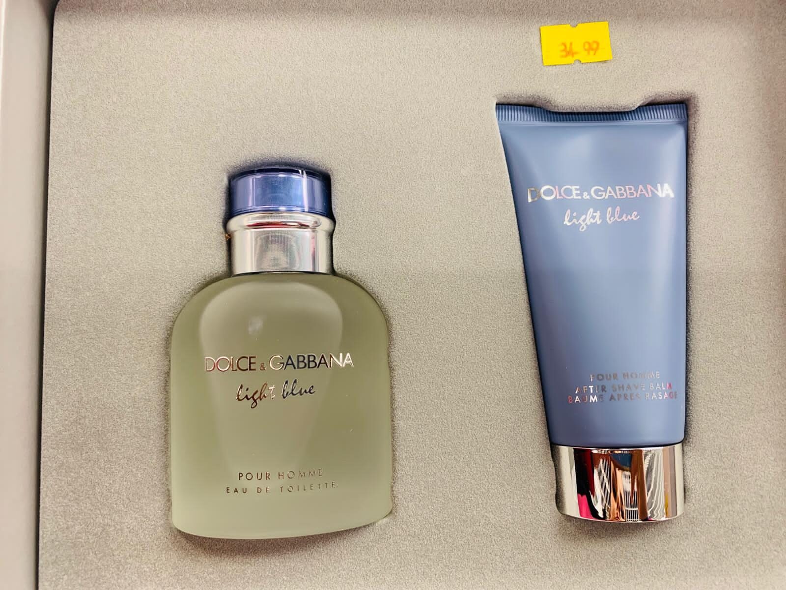 Dolce & Gabanna 75ml light blue mens set